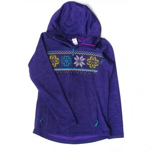 Size S Helly Hansen Women’s Zip  Up Hoodie - Selburose Pattern